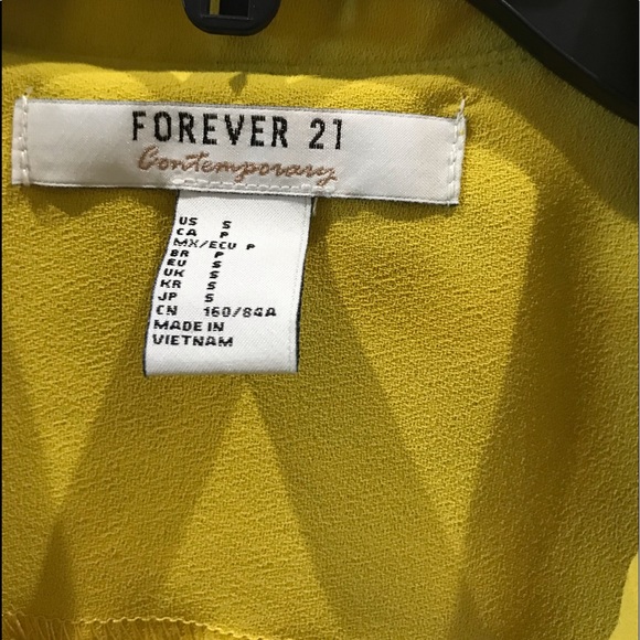 Yellow Dress with Statement Neckline - Picture 4 of 5